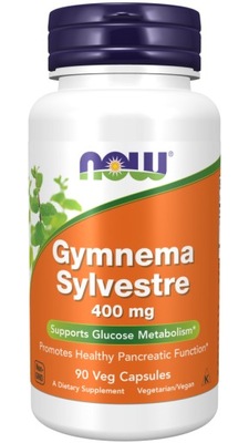 Gymnema Sylvestre 400mg 90 kapsułek NOW Foods