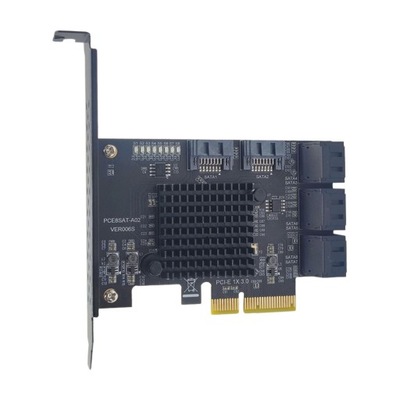 Karta PCIe 8-portowa karta rozszerzeń SATA3.0 6G