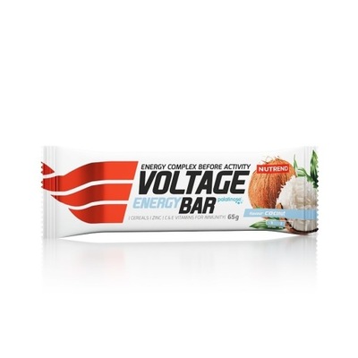 NUTREND Voltage 65g Baton Energetyczny BŁONNIK ENERGIA PRZEKĄSKA OWSIANA