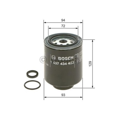 FILTER FUEL BOSCH 1 457 434 453  