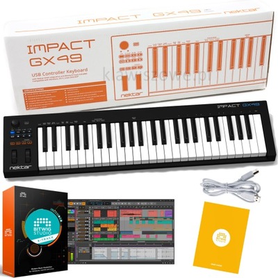 Nektar Impact GX49 klawiatura MIDI+Bitwig 8 | w24h