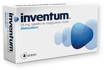 Inventum, 25 mg, tabletki do rozgryzania, żucia, 4