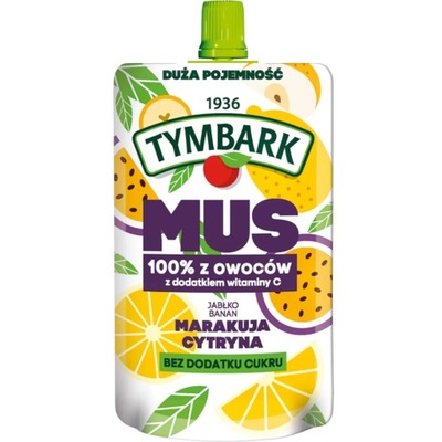 TYMBARK Mus 100% owoców jabłko banan cytryna 200g