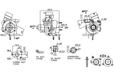 NISSENS TURBINA MERCEDES C T-MODEL S205 C W205 MARCO POLO  