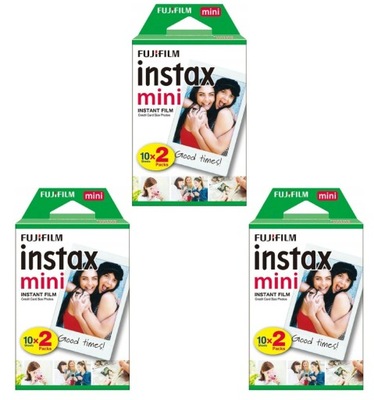 Papier do aparatu Wkład Fujifilm Instax do serii MINI 3x20 zdjęć
