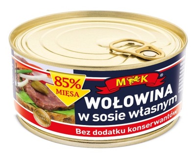 MK WOŁOWINA W SOSIE WŁASNYM 300G