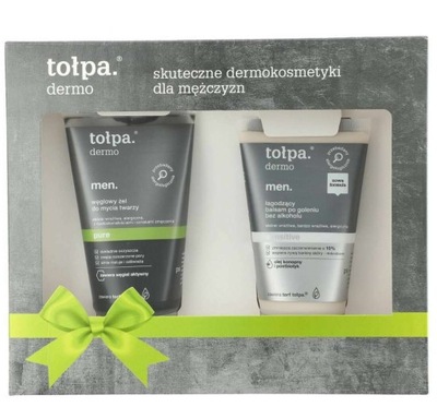 Tołpa Dermo Pure Sensitive Zestaw: żel do twarzy + balsam po goleniu