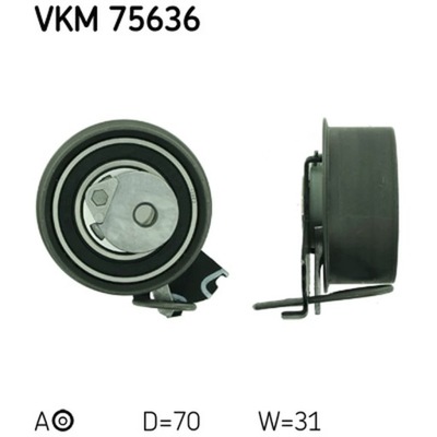 ROLLO NAPINACZA, CORREA DISTRIBUCIÓN SKF VKM 75636  