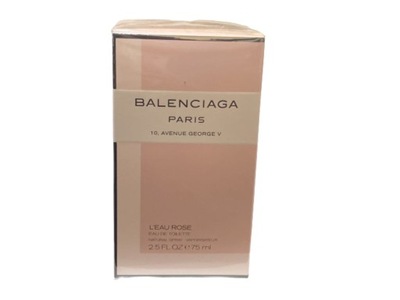 BALENCIAGA PARIS L'EAU ROSE 75ML EDT