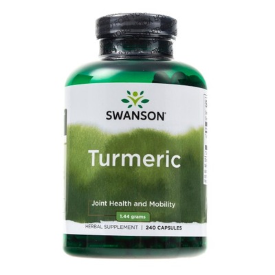 Turmeric 720 mg Curcumin Kurkuma Kurkumina Swanson Detox Wątroba 100 kaps