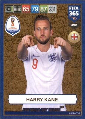 FIFA 365 2019 PANINI HEROES Kane 392