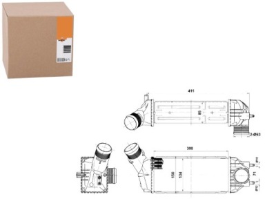 Nrf интеркулер citroen c4 1,6hdi фото №1