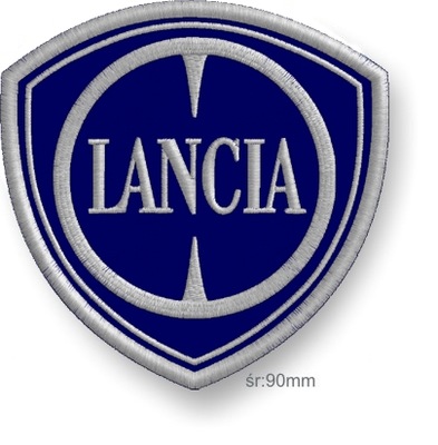 LANCIA LOGOTIPO NUEVO - NASZYWKA TERMO - HAFT 90  