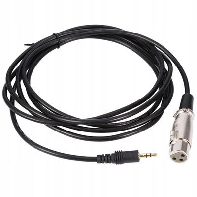 KABEL XLR DO MINI JACK 3.5MM 3M CZARNY