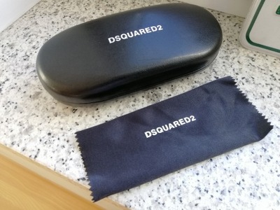 DSQUARED2 DSQUARED futerał etui okulary {nowy}