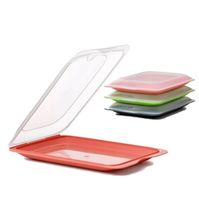 Zestaw 4 pojemników na wędlinę sery do lodówki