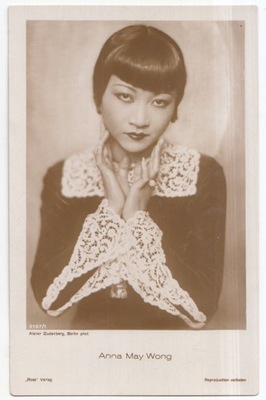 AKTORKA HOLLYWOOD ANNA MAY WONG LATA 30-TE FILM KINO KORONKI