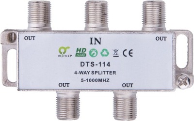 Rozgałęźnik TV 1/4 DTS-114 DIGITSAT 5-1000 MHz