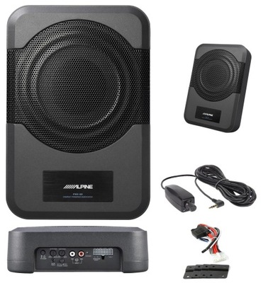 Aktywny subwoofer pod fotel ALPINE PWE-S8 + PILOT