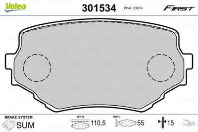 ZAPATAS DE FRENADO SUZUKI GRAND VITARA 98-05 ZAPATAS DE FRENADO SUZUKI GRAND VI  