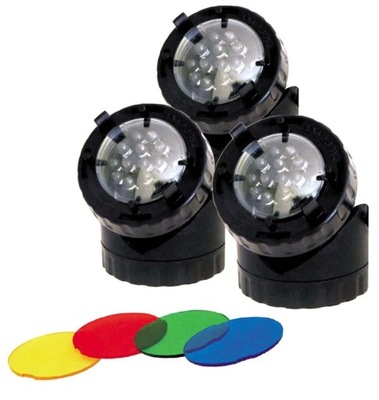 Happet Reflektor LED 3x1,6W oświetlenie do oczka