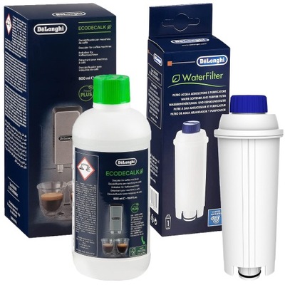 Zestaw do ekspresu DELONGHI ODKAMIENIACZ 500ml ECODECALK FILTR DLSC002