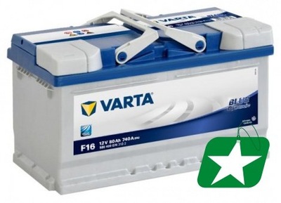 VARTA BLUE DYNAMIC 80AH 740A (F16)