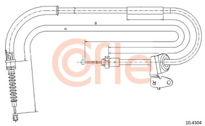 COFLE 10.4304 TUYAU FREINS À MAIN - milautoparts-fr.ukrlive.com