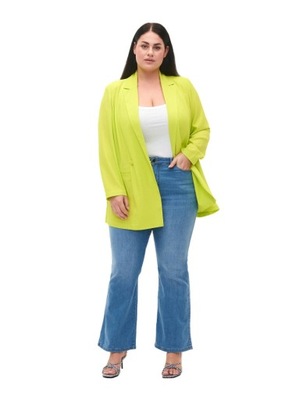 WDZIANKO LIMONKOWA MARYNARKA ZIZZI PLUS SIZE 018A 46