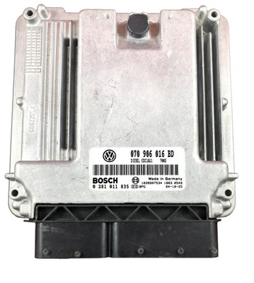 CONTROL UNIT VW T5 2.5 TDI 0281011835 070906016BD  