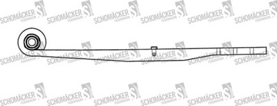 РЕССОРА ACKERMANN SCHOMÄCKER 23601900|O.E. M001480