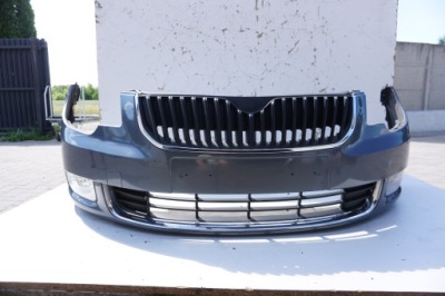 Бампер перед противотуманные фары skoda superb ii 2 lf8j фото №1