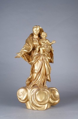 Madonna z Dzieciątkiem. XIX wiek. 68 cm.