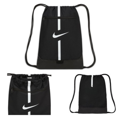 Worek Nike Plecak Sportowy Szkolny Trening Na Buty Lekki Trwały CZARNY