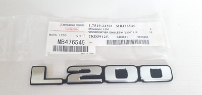 EMBLEMA L200 MITSUBISHI CON NUEVO  