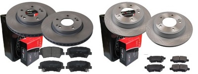 Тормозные диски тормозные колодки p+t maxgear kia ceed ii 280mm фото №1