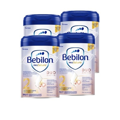 Zestaw 4x Bebilon Profutura Duobiotik 2 mleko 800g