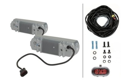 HELLA SET LIGHT FOR DRIVER DAYTIME 12/24V LED HELLA (FUNKCJE SWIATEL:  