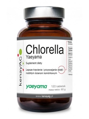 KENAY CHLORELLA YAEYAMA JAPOŃSKA 120TAB 500MG ALGI