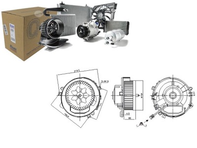 FAN AIR BLOWERS AUDI A3 Q2 Q3 CUPRA FORMENTOR LEON LEON  