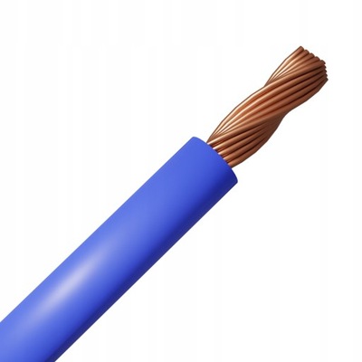 Przewód linka LgY 10 750V niebieski (H07V-K) - 1m