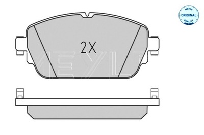 MEYLE ZAPATAS DE FRENADO PARTE DELANTERA MERCEDES C A205 C C205 C T-MODEL S205 C  