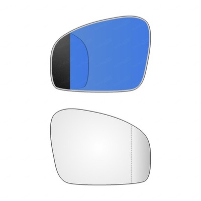 Асферическое зеркало skoda octavia i tour 2008-2010 фото №1