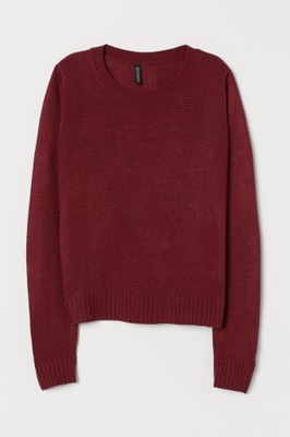 Sweter z miękkiej dzianiny H&M r.XS