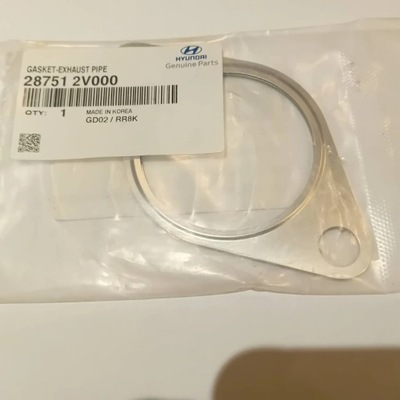 Hyundai elantra 05-16 прокладка трубы wedechowej nowa oem фото №1