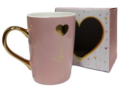 LOVE KUBEK W PUDEŁKU 370 ml PREZENT WALENTYNKA