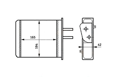 Обігрівач fiat punto i hella фото №1