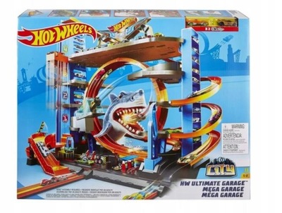 Hot Wheels City Mega Garaż Rekina Mattel FTB69