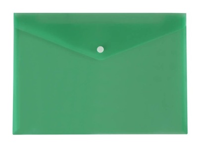 Teczka koperta na zatrzask A5 PP zielona