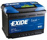 EXIDE EB740 АККУМУЛЯТОР